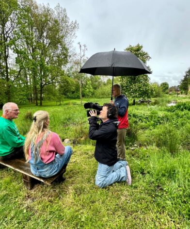 Opnames van RTV Noord serie Mien Toentje